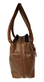 Christin 571 Leather Handbag Brown - Image 2