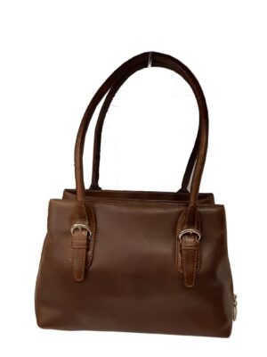 Christin 571 Leather Handbag Brown