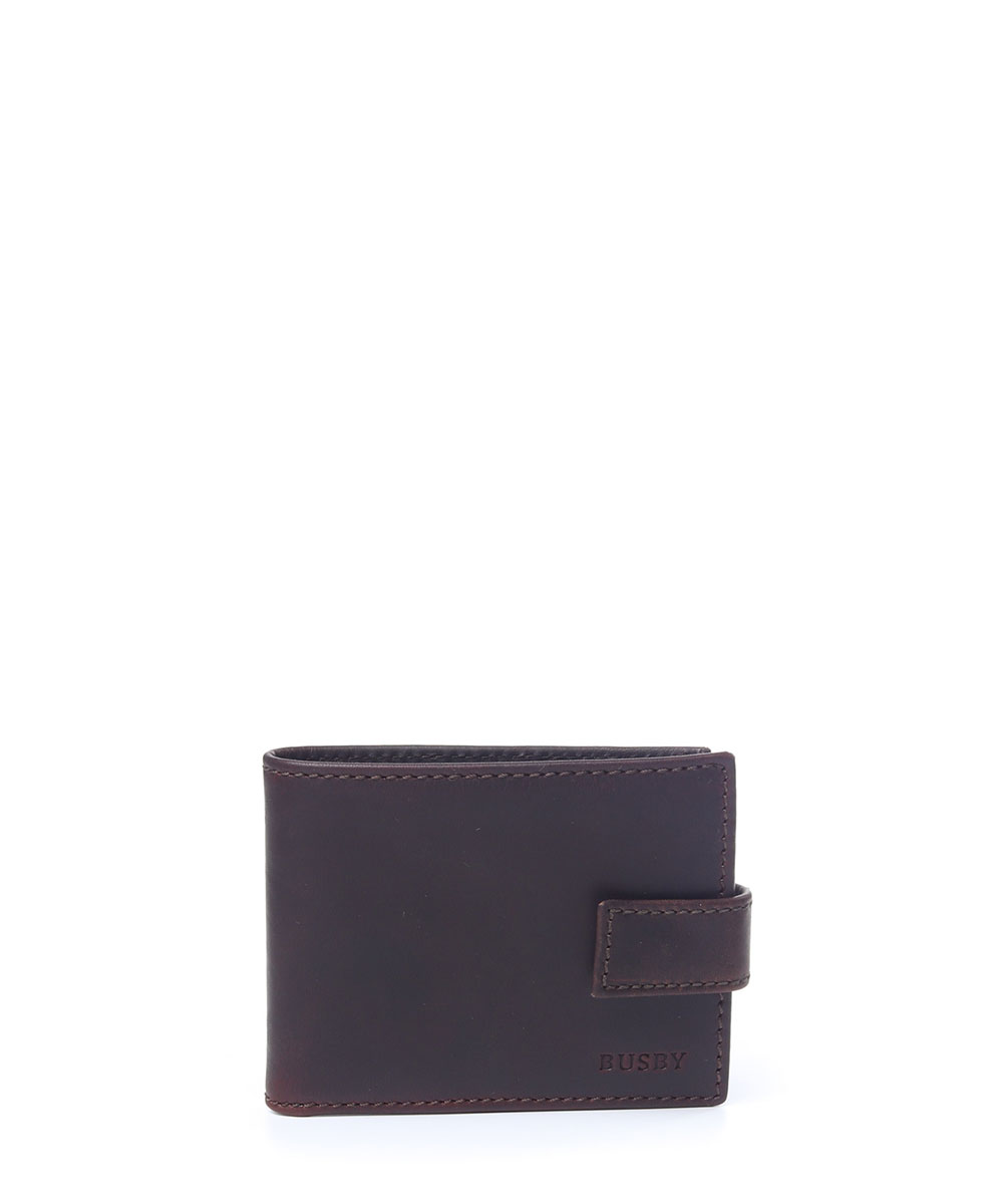 Busby Ziya Billford Wallet With Tab – Brown – Leather Land