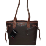 Paolo Rossi - 500 - Leather Shopper Handbag - Brown