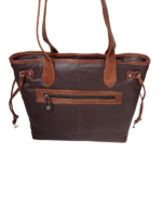 Paolo Rossi - 500 - Leather Shopper Handbag - Brown - Image 2