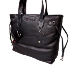 Paolo Rossi - 500 - Leather Shopper Handbag - Black