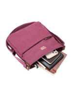 Troop London - TRP0237 - Classic Canvas Cross Body Bag - Image 6