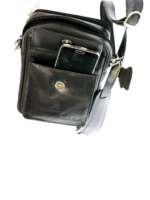 Paolo Rossi - 305 - Unisex Leather Sling/Crossbody Bag - Image 3