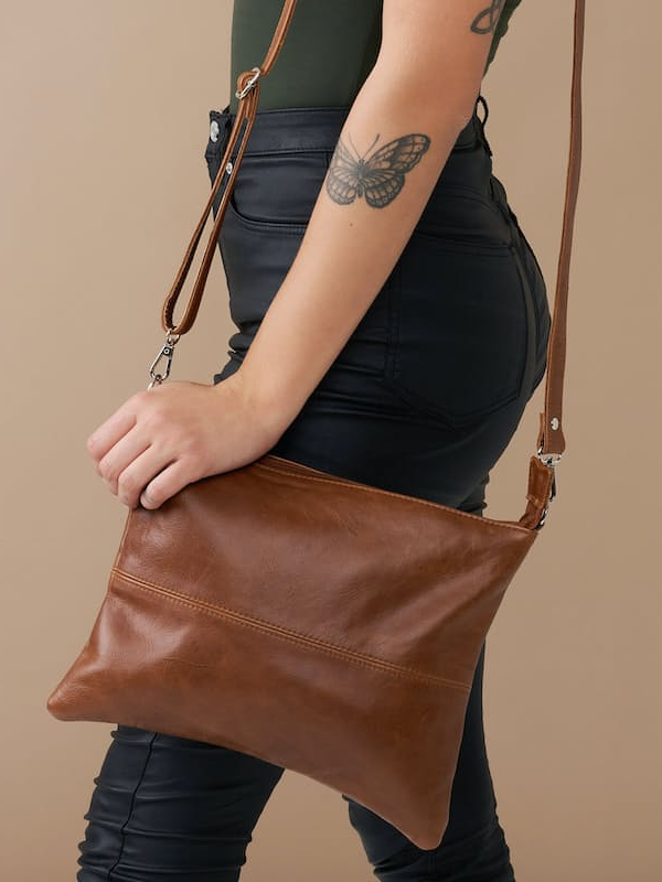 Woodstock - Zee - Leather Crossbody Bag