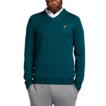 Lyle & Scott - Golf V Neck Pullover - Golf Green