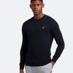 Lyle & Scott - Crew Neck Cottom Jersey - Dark Navy