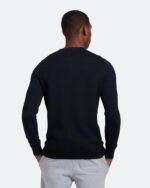 Lyle & Scott - Crew Neck Cottom Jersey - Dark Navy - Image 3