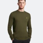 Lyle & Scott - Crew Neck Cottom Jersey - Olive