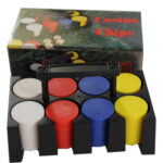 100 Piece Poker Chips in carry case