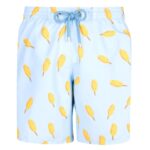 Granadilla - Baby Blue Lolly - Long Swim Shorts