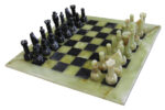 Marble Onxy Chess Board with Pieces