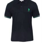 US Polo Assn. - G1517 Golfer - Navy, Green Logo
