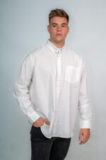 Gino Bardini - White - Long Sleeve Collar Shirt - Image 2