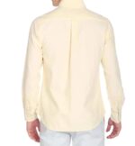 US Polo Assn. - Men's Long Sleeve Woven Oxford Shirt - Yellow - Image 5