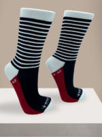 Walkies Republic - Navy and White Stripes - Life Style Sock