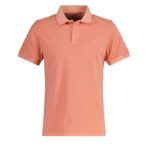 GANT - Sunfaded Pique Short Sleeve Golfer - Salmon