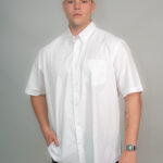 Gino Bardini - White - Short Sleeve Collar Shirt