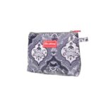 Lou Harvey - Indian Trellis Black & Grey - Small Cosmetic