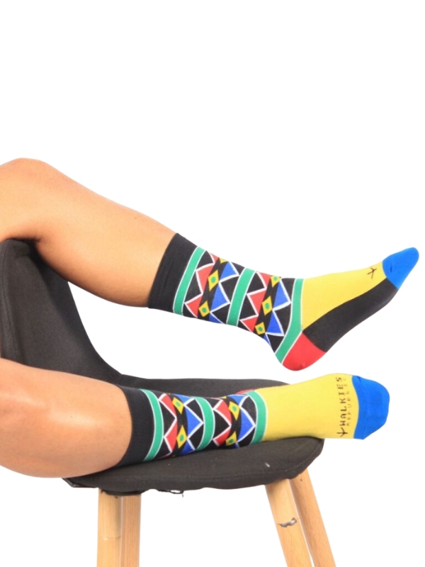 walkies-republic-african-print-lifestyle-socks Walkies Republic- African Print - Lifestyle - Image 1