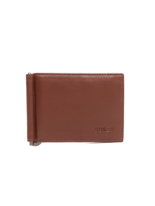 Busby-Thatcher-Money-Clip-Wallet-BU00233-tan01 Busby - Thatcher - Money Clip Wallet - BU00233 - Image 1