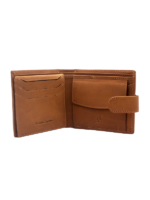 BOSSI - Oil Leather Small Billfold with Tab - Image 3
