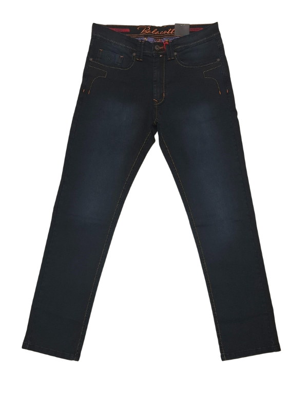 Balacotti-Aston-Blue-Black-relaxed-fit-jeans-01 Balacotti - Aston Jeans - Blue Black - Image 1
