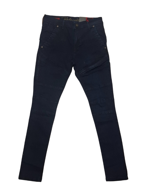 Balacotti-Rockland-navy-slim-fit-01 Balacotti - Rockland Jeans - Super Slim Fit - Navy Tint - Image 1