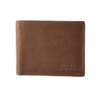 BOSSI - Oil Leather Small Billfold Wallet