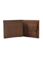 BOSSI - Oil Leather Small Billfold Wallet - Image 3