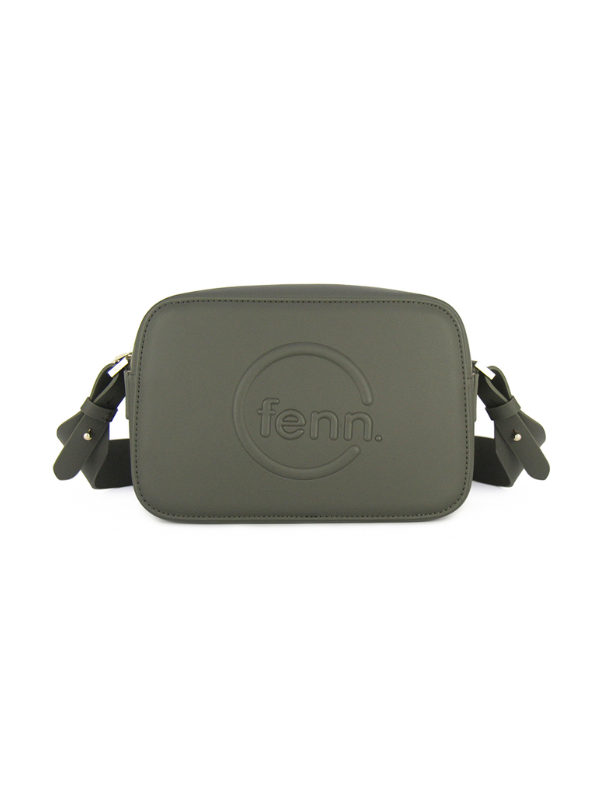 Fenn-Crossbody- Army-Green-Gold-Zip-01 FENN - Crossbody – Army Green – Gold Zip - Image 1