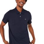 GANT Reg Shield SS Pique Golfer - Dark Blue