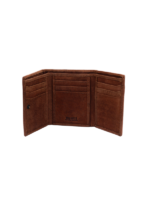 BOSSI - Heritage Leather Unisex Trifold Wallet - Image 5