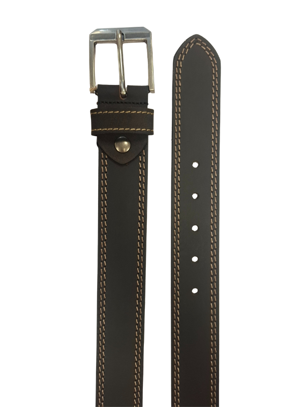 Kaytex-Belts-819A-casual-black-Leather-Belt Kaytex Belts - 819A - Black Casual Leather Belt - Image 1