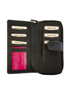 Monroe - P116 - Leather Large Credit Card Purse - Image 4