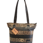 Paolo Rossi - Snake Print Leather Handbag