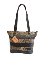 Paolo Rossi - Snake Print Leather Handbag