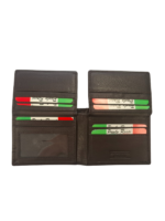 Paolo Rossi - N006 - Leather Double Flap Credit Card Wallet - Image 4