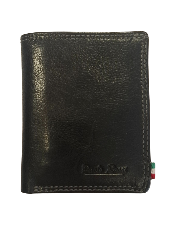 Paolo-Rossi-N011-compact-leather-wallet-01 Paolo Rossi - N011- Compact Leather Wallet - Image 1
