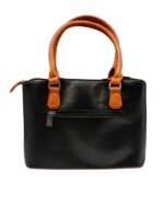 Prima Donna - 3 Zip Compartment Handbag - Black & Tan - KLY1710 - Image 3