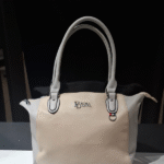 Prima Donna - Large Shopper Handbag - Beige & Grey - PD004