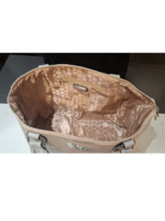 Prima Donna - Large Shopper Handbag - Beige & Grey - PD004 - Image 5