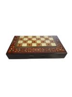 Star Tavla - Medium - Wood & Mosaic - Backgammon - Image 2