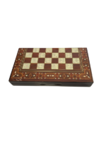 Star Tavla - Medium - Wood & Pearl - Backgammon - Image 2