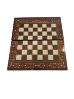 Star Tavla - Medium - Wood & Pearl - Backgammon