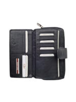 Summit - Large Leather Multi-Card Purse - Red - Image 3