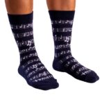 Walkies Republic - Navy Music - Lifestyle Socks