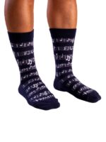 Walkies Republic - Navy Music - Lifestyle Socks