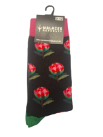 Walkies Republic - Pink Protea Socks - Size 8/12