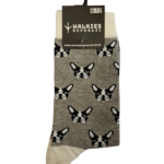 Walkies Republic - Grey Boston Sock - Size 8/12